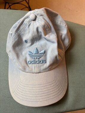 adidas Light Blue Trefoil Embroidered Baseball Cap